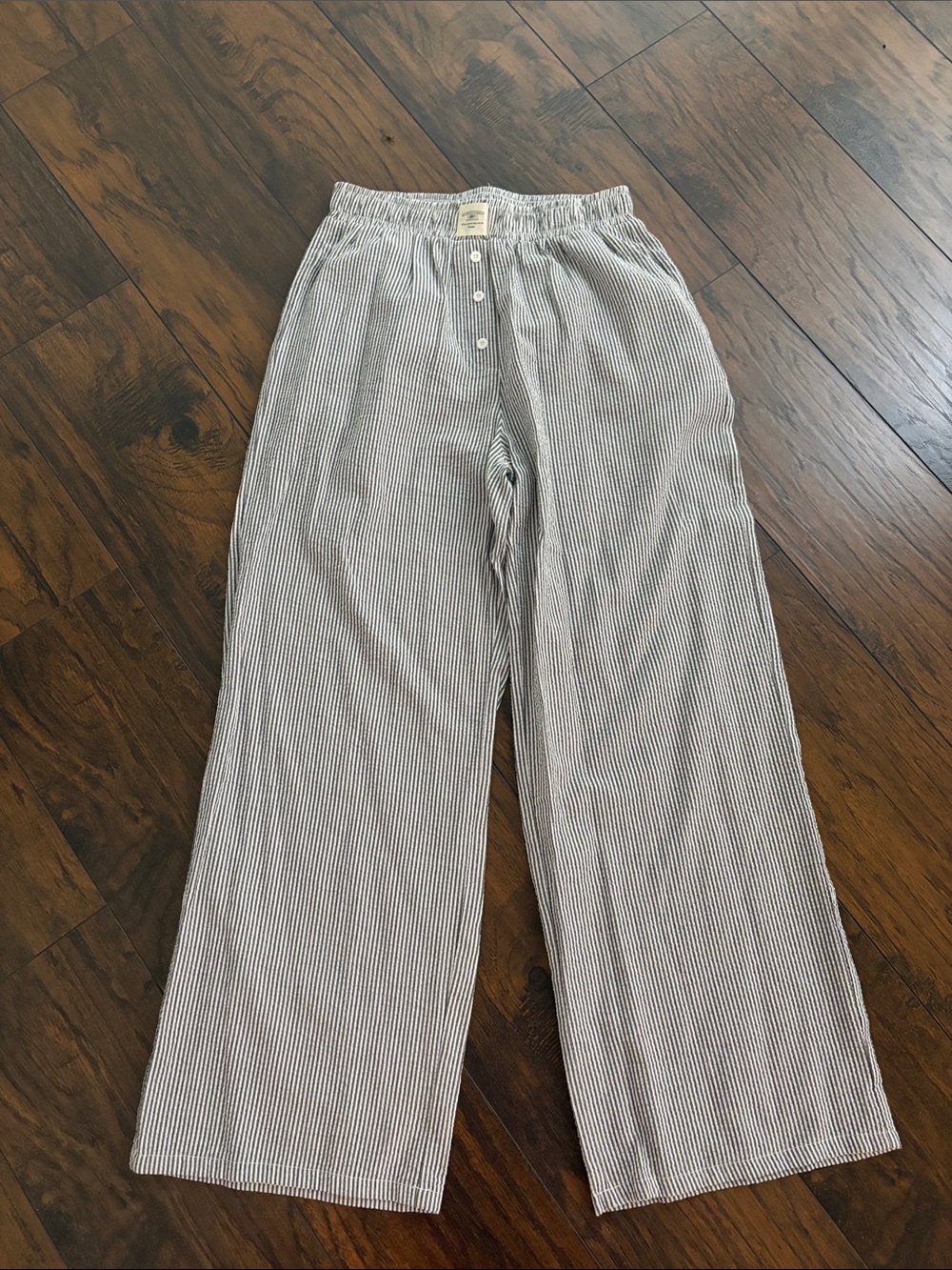 NWOT Sunkissed Coconut brand blue striped everyday boxer pants.